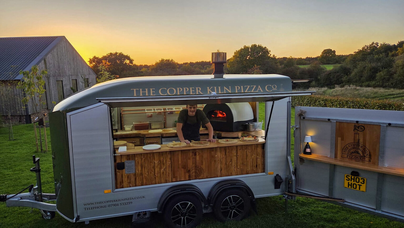 At just 16, Jake set out to build something different — a mobile pizza catering setup designed to feel truly at home in Staffordshire wedding venues. 